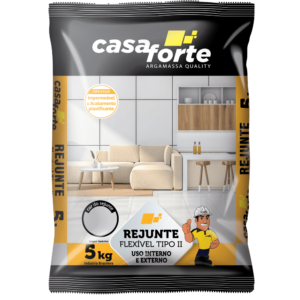 Rejunte Flexível Casa Forte Branco 5Kg